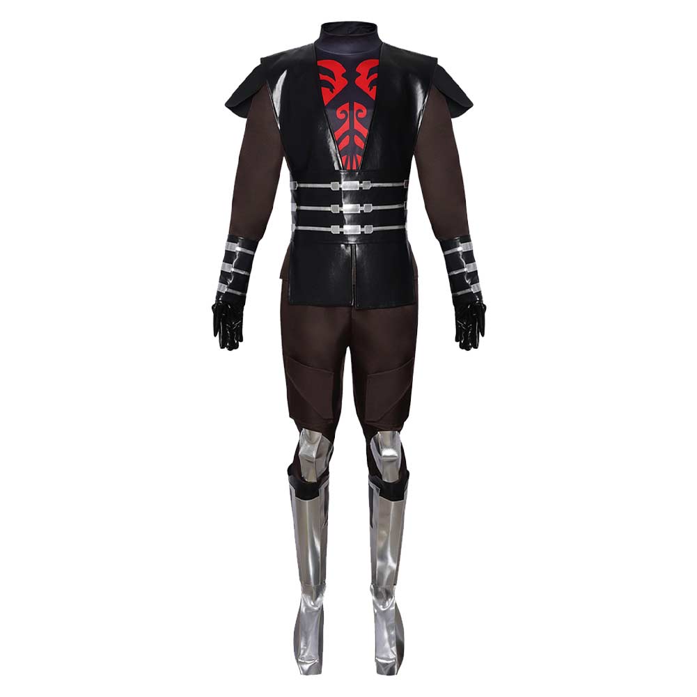 Darth Maul schwarz Kostüm Set Star Wars Darth Maul Cosplay Outfit