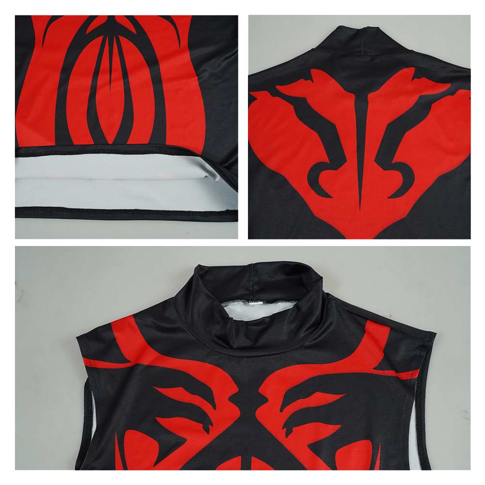 Darth Maul schwarz Kostüm Set Star Wars Darth Maul Cosplay Outfit