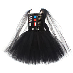 Darth Vader Kinder Mädchen Jedi TuTu Kleid Cosplay Kostüm Outfits Halloween Karneval Anzug