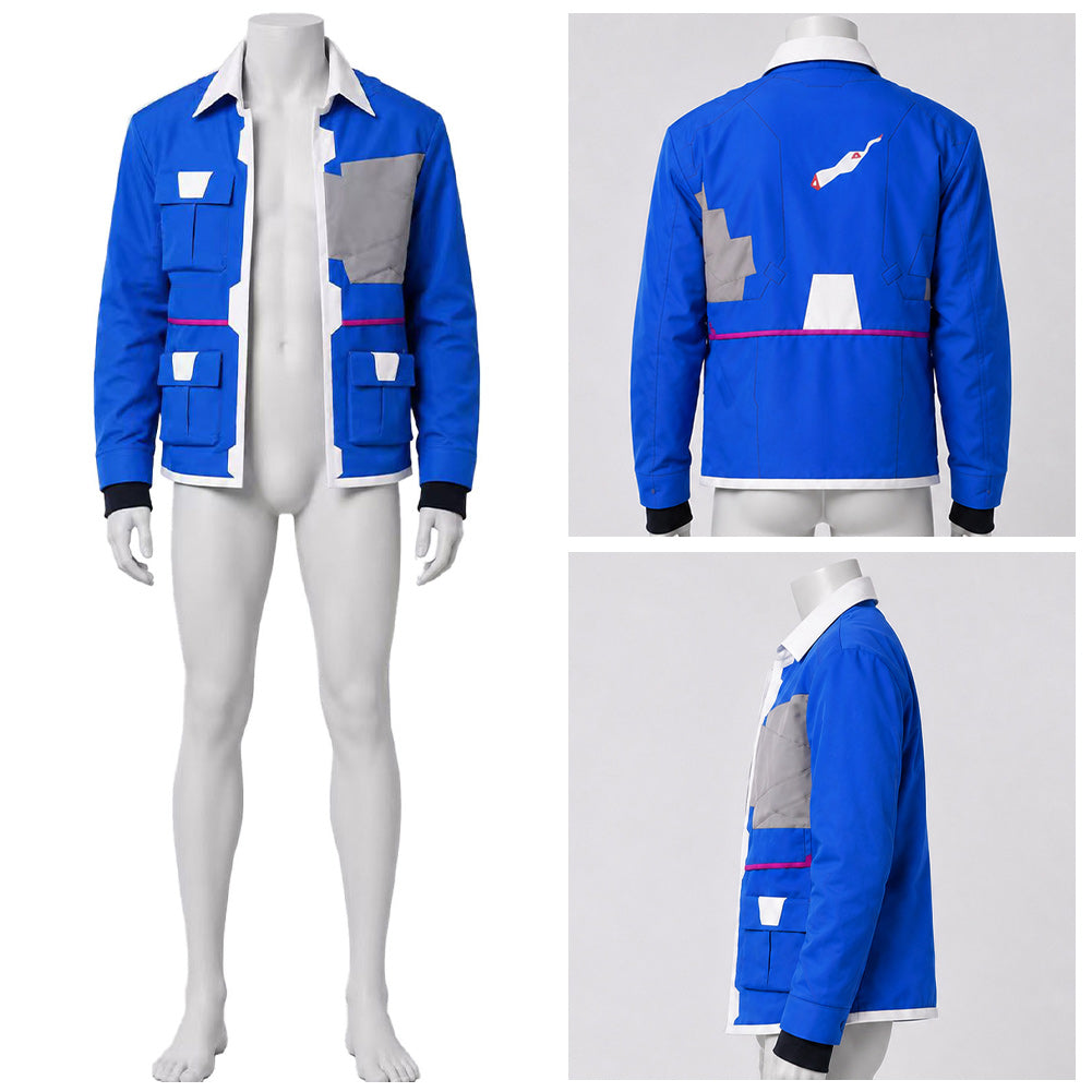 David Martinez blau Kostüm Set Cyberpunk: Edgerunners David Martinez Cosplay Outfit