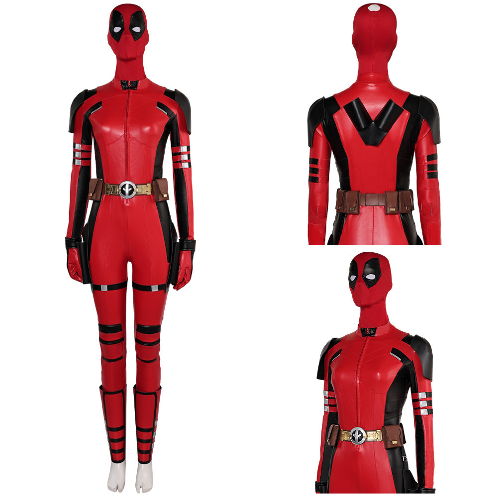 Deadpool & Wolverine Deadpool weblich Jumpsuit Cosplay Outfits