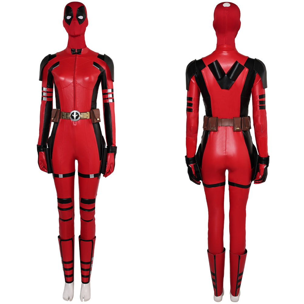 Deadpool & Wolverine Deadpool weblich Jumpsuit Cosplay Outfits