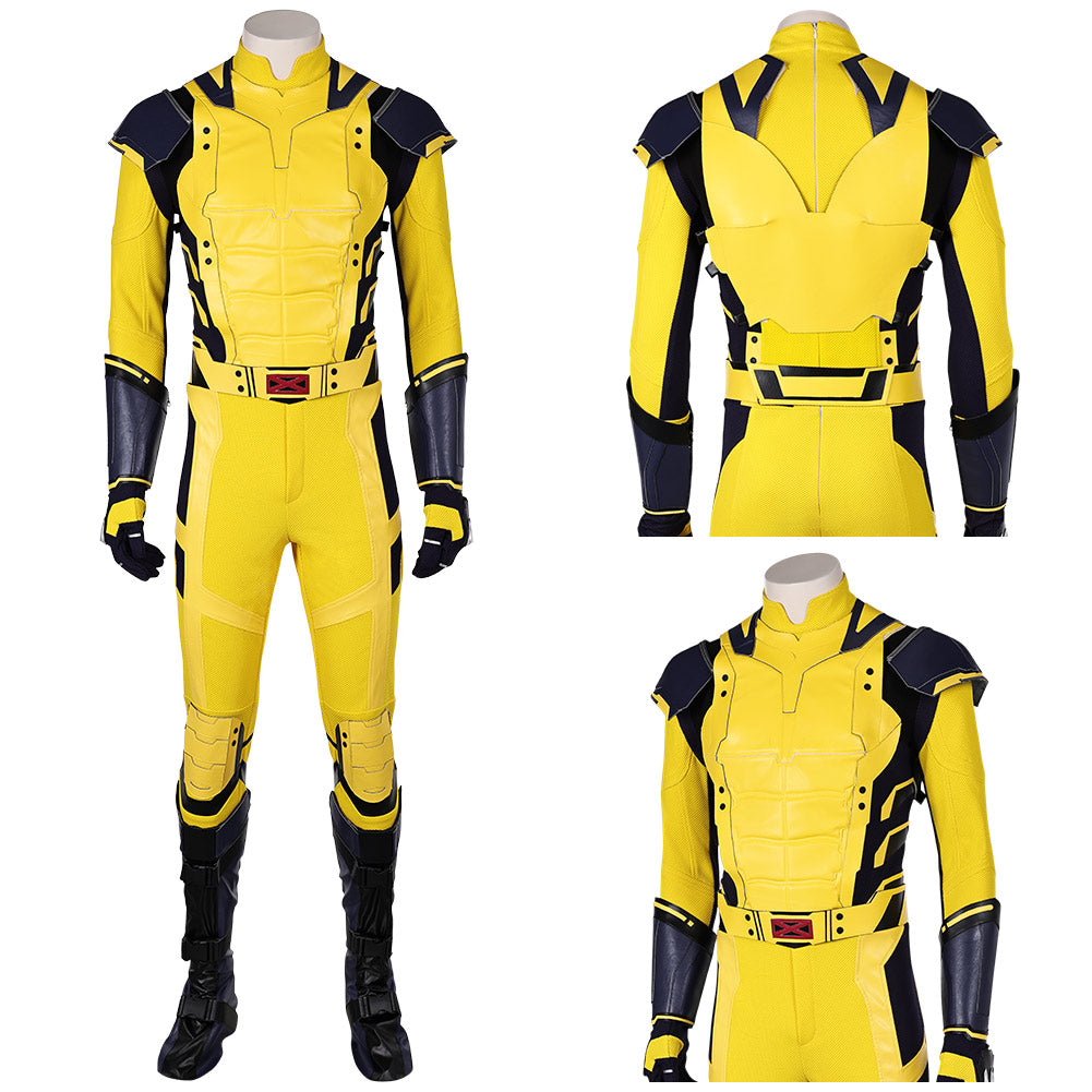 Deadpool & Wolverine Wolverine gelb Overall Cosplay Kostüm Outfits Deluxe