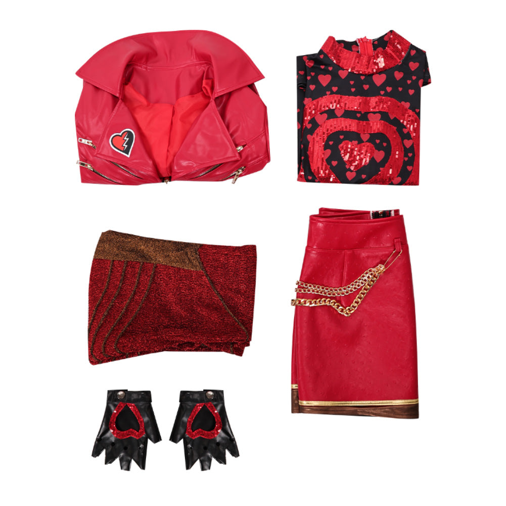 Descendants: Wicked Wonderland Red rot Kostüm Set Cosplay Outfit