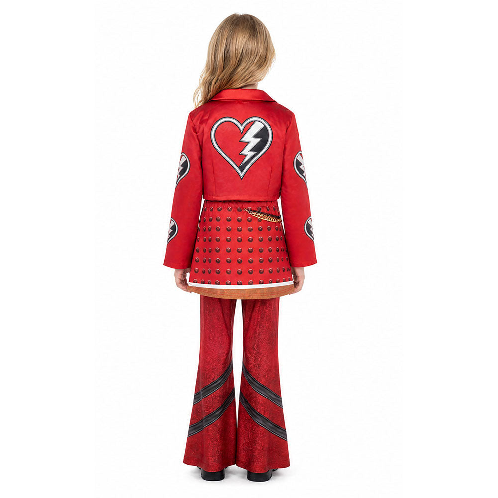 ​Descendants: Wicked Wonderland Red rot Kostüm Set Red Cosplay Outfit