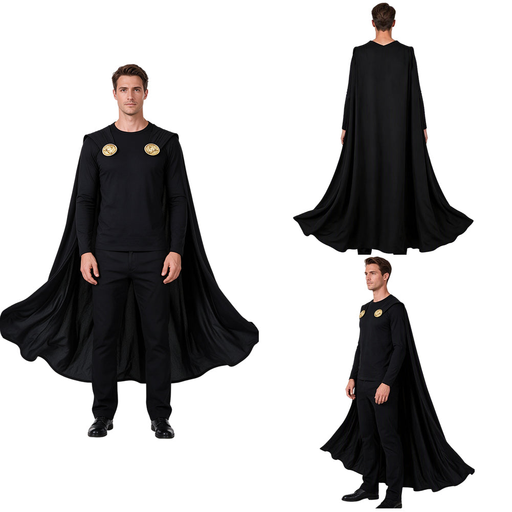 Die Odyssee schwarz Kostüm Set The Odyssey Agamemnon Cosplay Outfit