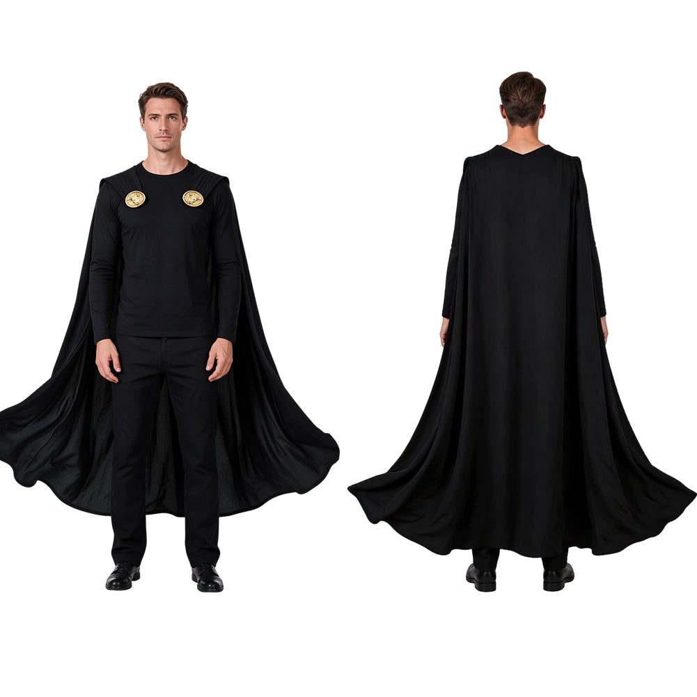 Die Odyssee schwarz Kostüm Set The Odyssey Agamemnon Cosplay Outfit