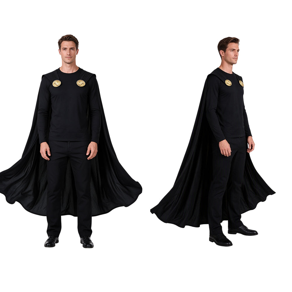 Die Odyssee schwarz Kostüm Set The Odyssey Agamemnon Cosplay Outfit