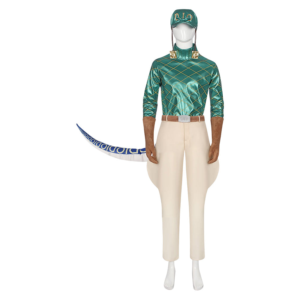 Diego Brando grün Kostüm Set JoJo‘s Bizarre Adventure Diego Cosplay Outfit