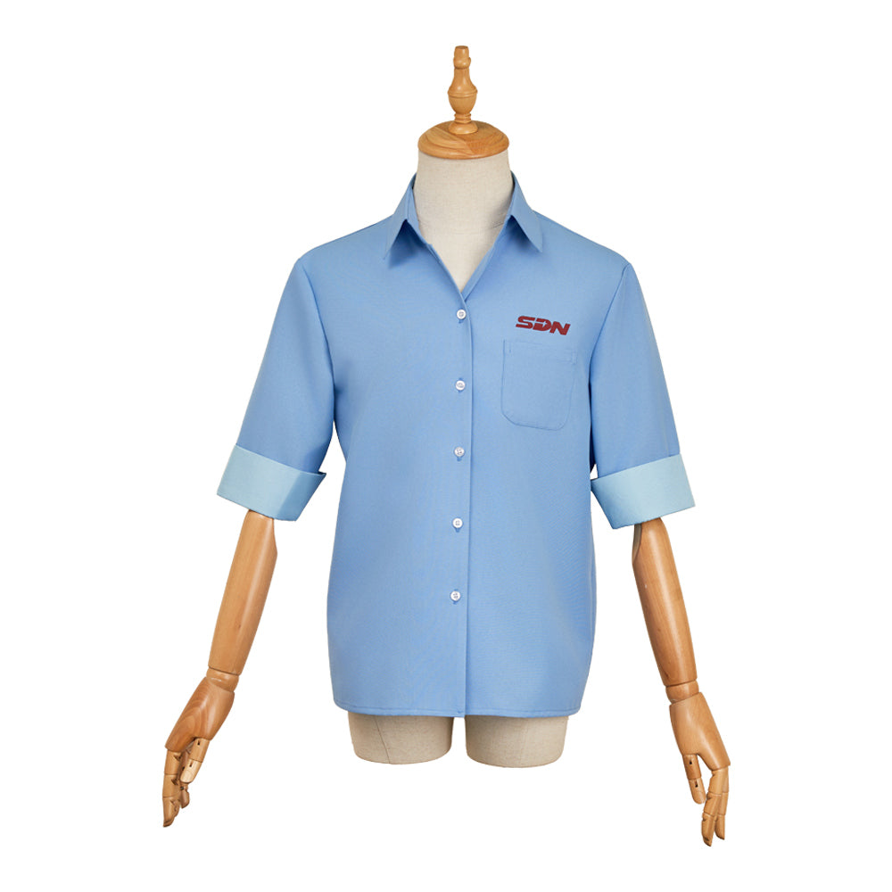 Dispatch Robert Robertson III blau Shirt Cosplay Kostüm