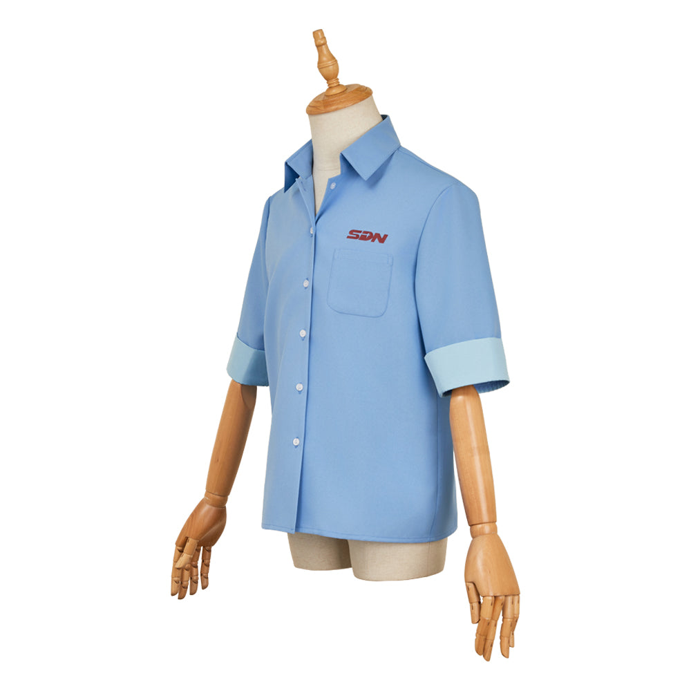 Dispatch Robert Robertson III blau Shirt Cosplay Kostüm