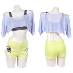 Diva Uta Kostüm Set One Piece Utahime Cosplay Outfit