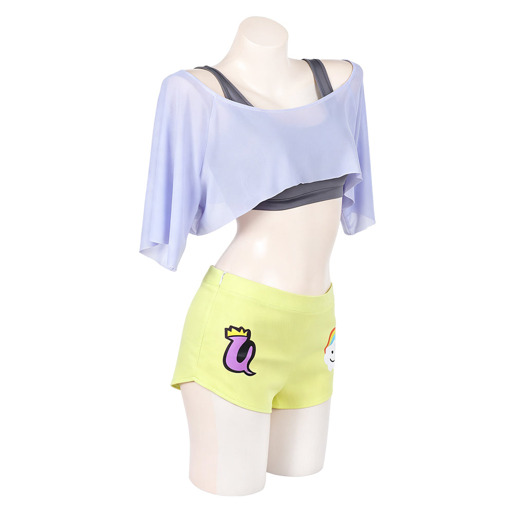 Diva Uta Kostüm Set One Piece Utahime Cosplay Outfit