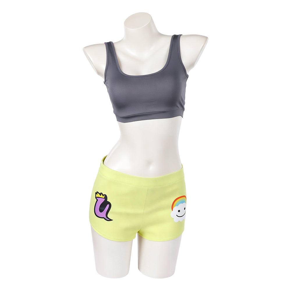 Diva Uta Kostüm Set One Piece Utahime Cosplay Outfit