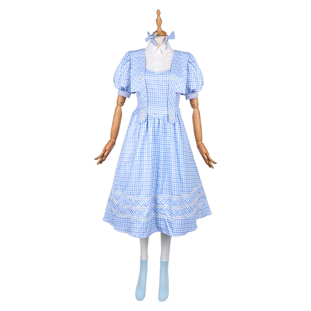 Dorothy Gale blau Kleid Wicked for Good Dorothy Cosplay Outfits