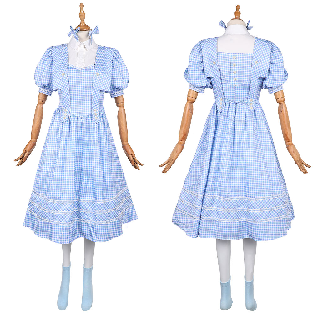 Dorothy Gale blau Kleid Wicked for Good Dorothy Cosplay Outfits