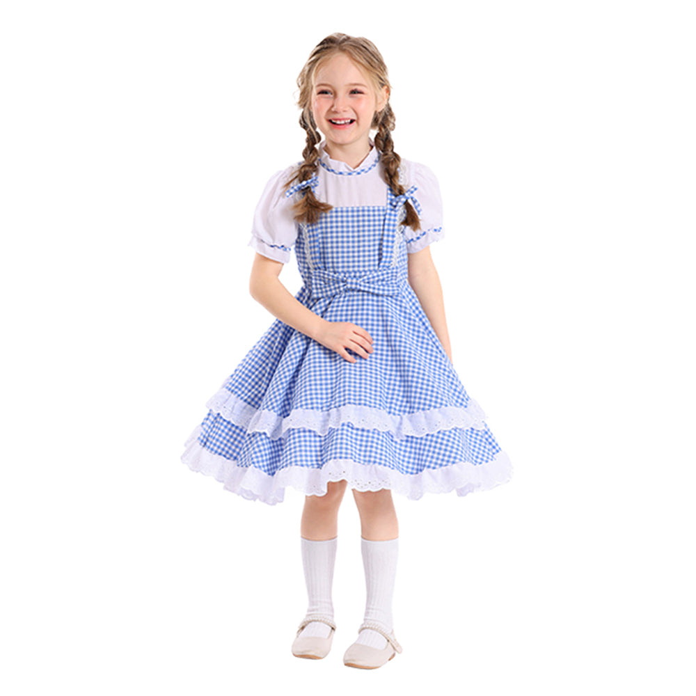 Dorothy Gale blau Kostüm Set Der Zauberer von Oz Dorothy Gale Cosplay Outfit 