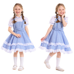 Dorothy Gale blau Kostüm Set Der Zauberer von Oz Dorothy Gale Cosplay Outfit 