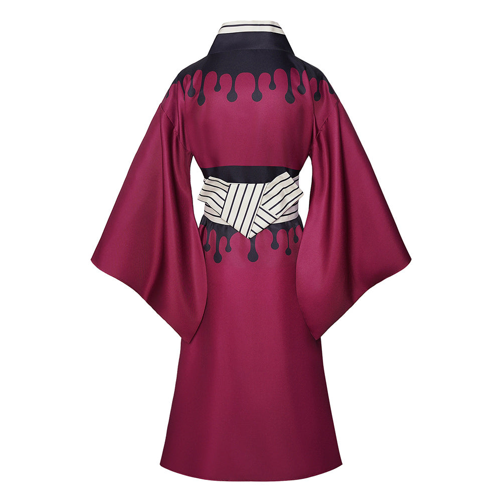 Douma rot Kimono Demon Slayer Douma Cosplay Kostüm