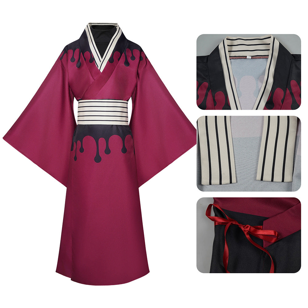 Douma rot Kimono Demon Slayer Douma Cosplay Kostüm