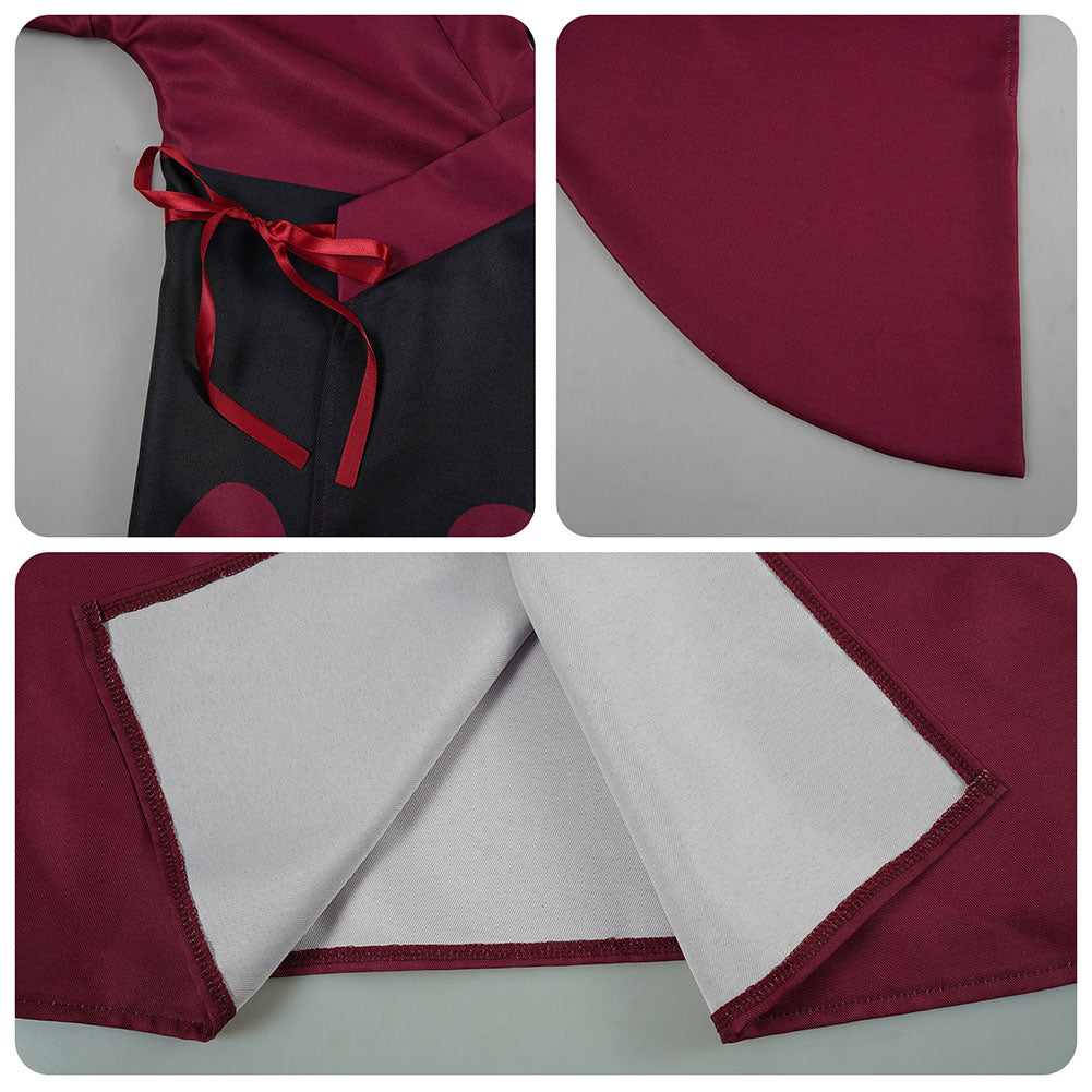 Douma rot Kimono Demon Slayer Douma Cosplay Kostüm
