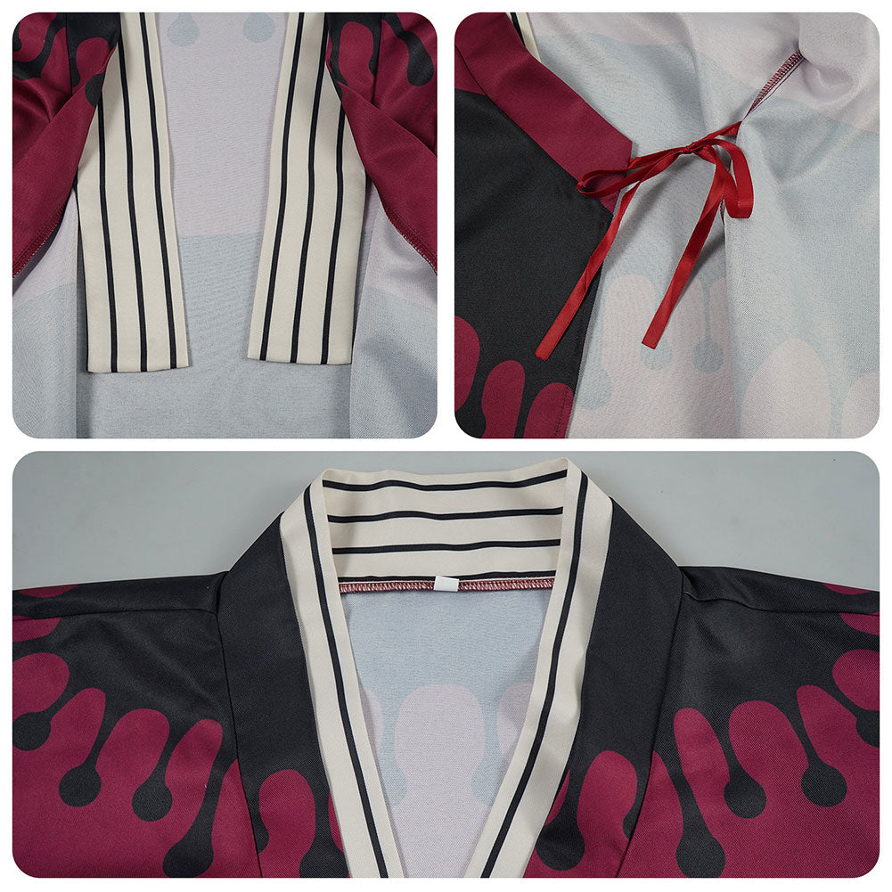 Douma rot Kimono Demon Slayer Douma Cosplay Kostüm