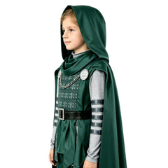 Dr. Doom Jungen grün Kostüm Set Avengers: Doomsday Dr. Doom Cosplay Outfit