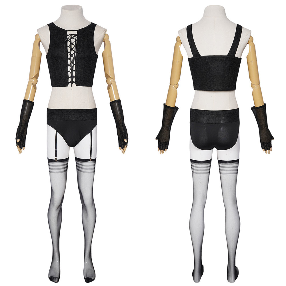 ​Dr. Frank-N-Furter schwarz Kostüm Set The Rocky Horror Picture Show Dr. Frank-N-Furter​ Cosplay Outfit