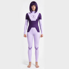 Dupli-Kate lila Overall Invincible Dupli-Kate Cosplay Outfit