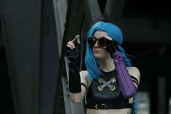 League of Legends LoL Jinx Cosplay Kostüme Outfits Halloween Karneval Set