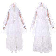 Ebenezer (2026) Ghost of Christmas Past weiß Kleid Cosplay Outfit