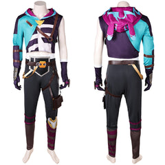 Ekko Arcane: League of Legends Cosplay Outfits Halloween Karneval Kostüm