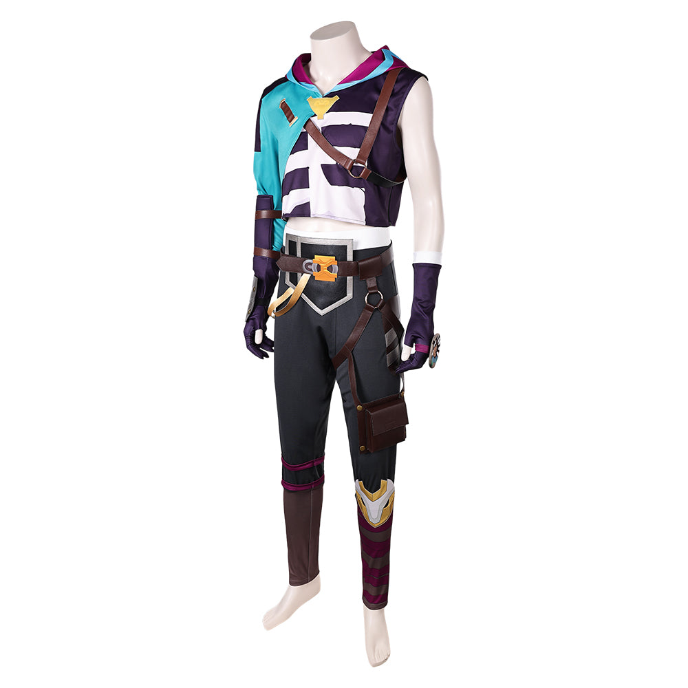 Ekko Arcane: League of Legends Cosplay Outfits Halloween Karneval Kostüm