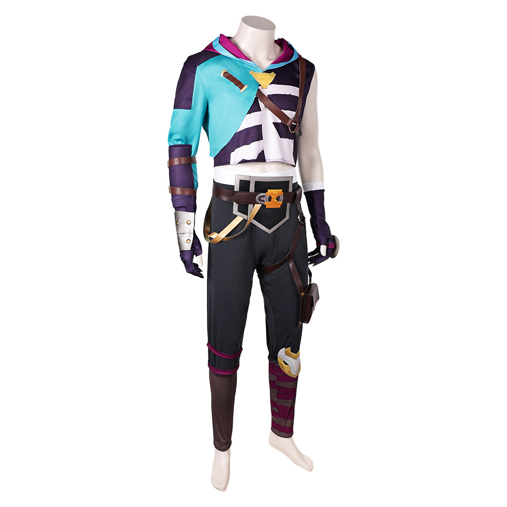 Ekko Arcane: League of Legends Cosplay Outfits Halloween Karneval Kostüm