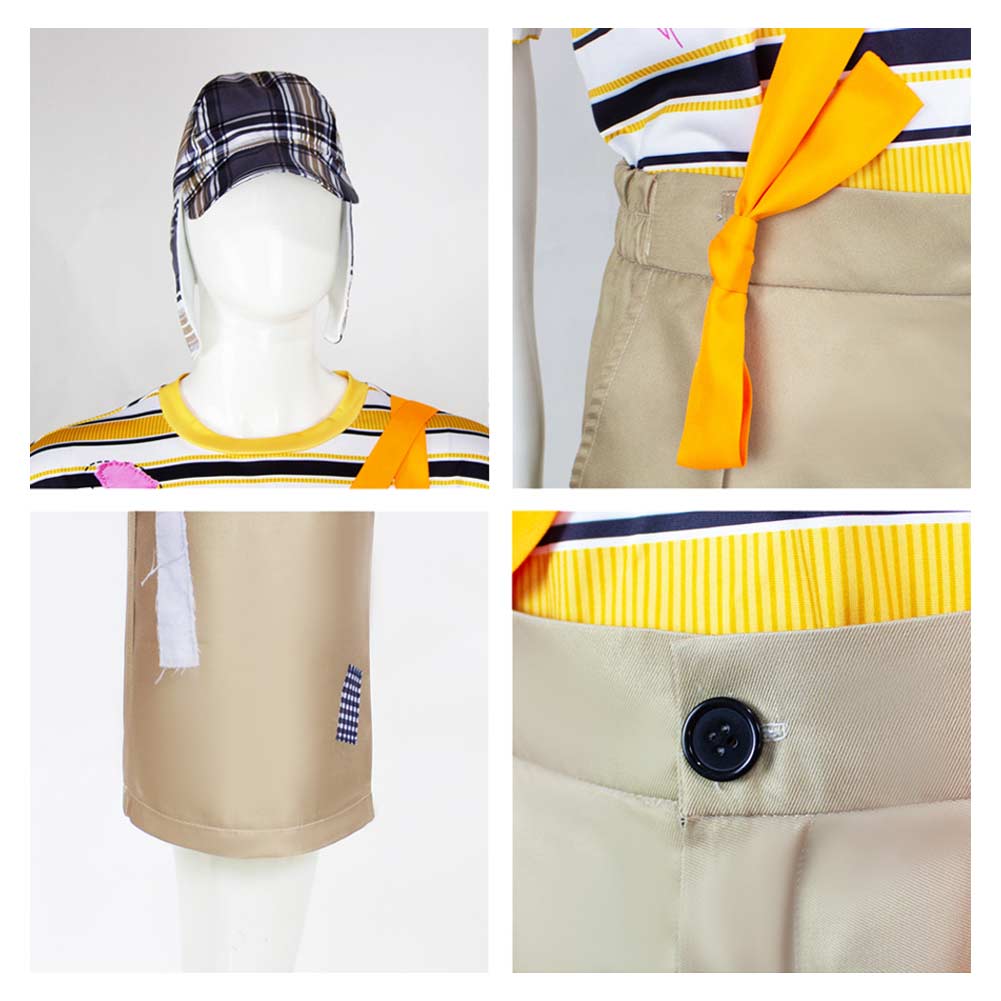 El Chavo gelb Kostüm Set El Chavo del Ocho El Chavo Cosplay Outfit 