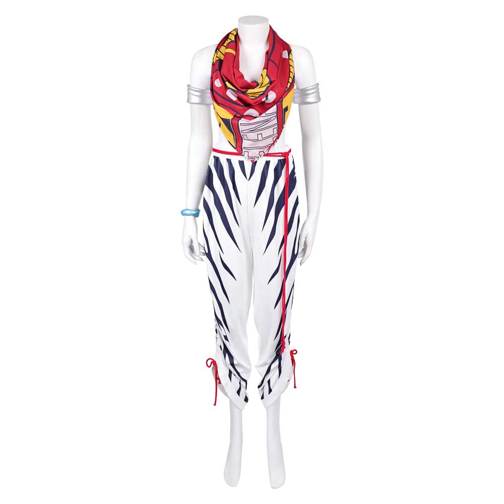 Elena Street Fighter 6 Kostüm Set Elena Cosplay Outfits