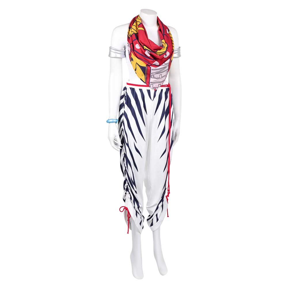 Elena Street Fighter 6 Kostüm Set Elena Cosplay Outfits