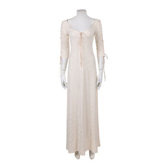 Elizabeth Swann weiß Kleid Pirates of the Caribbean 6 Elizabeth Cosplay Outfit