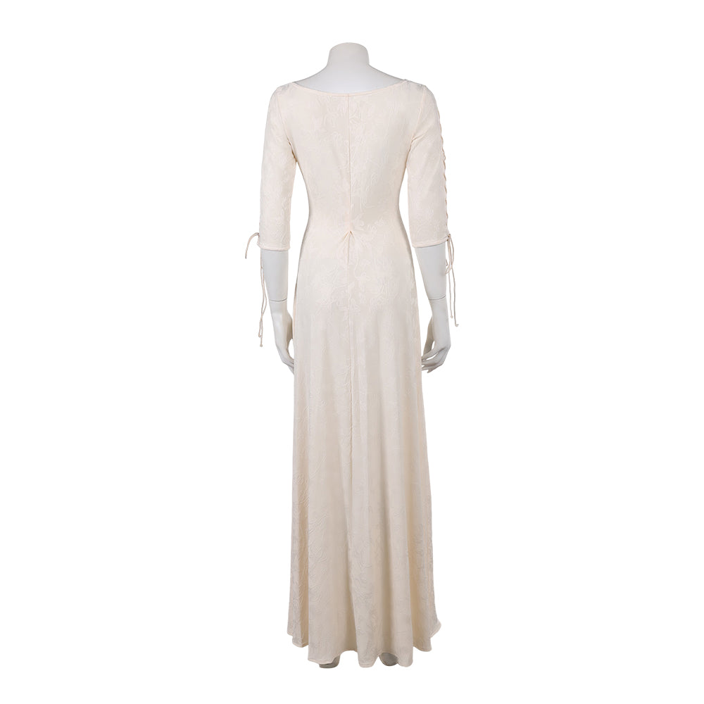 Elizabeth Swann weiß Kleid Pirates of the Caribbean 6 Elizabeth Cosplay Outfit
