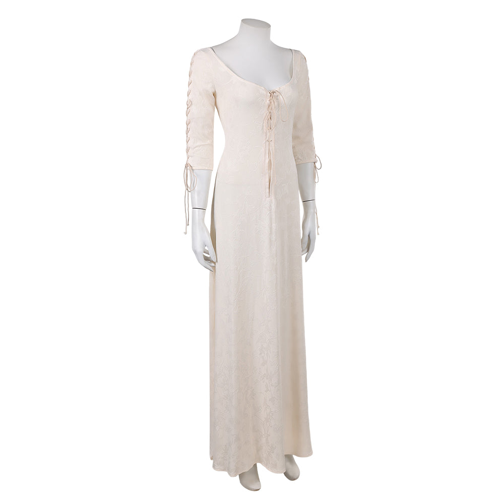 Elizabeth Swann weiß Kleid Pirates of the Caribbean 6 Elizabeth Cosplay Outfit