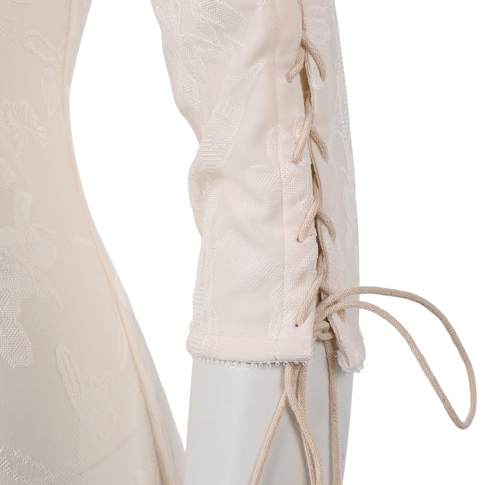 Elizabeth Swann weiß Kleid Pirates of the Caribbean 6 Elizabeth Cosplay Outfit
