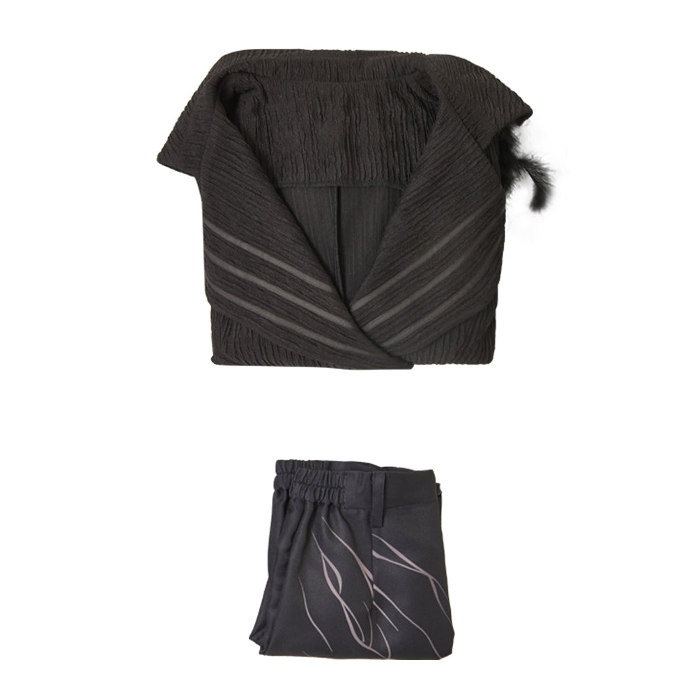 Elphaba schwarz Ärmellos Kostüm Wicked for Good Elphaba Cosplay Outfits	