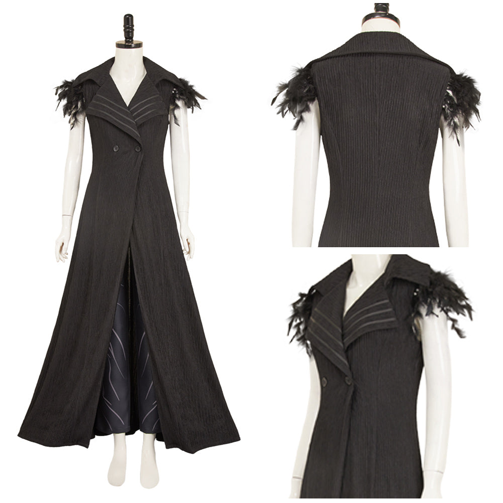 Elphaba schwarz Ärmellos Kostüm Wicked for Good Elphaba Cosplay Outfits	