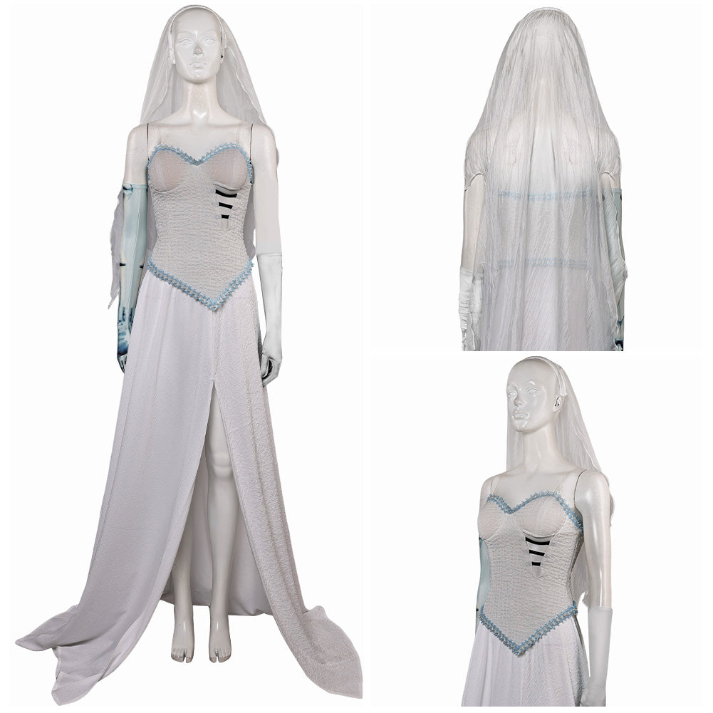 Emily Kostüm Corpse Bride – Hochzeit mit einer Leiche Emily Cosplay Outfits