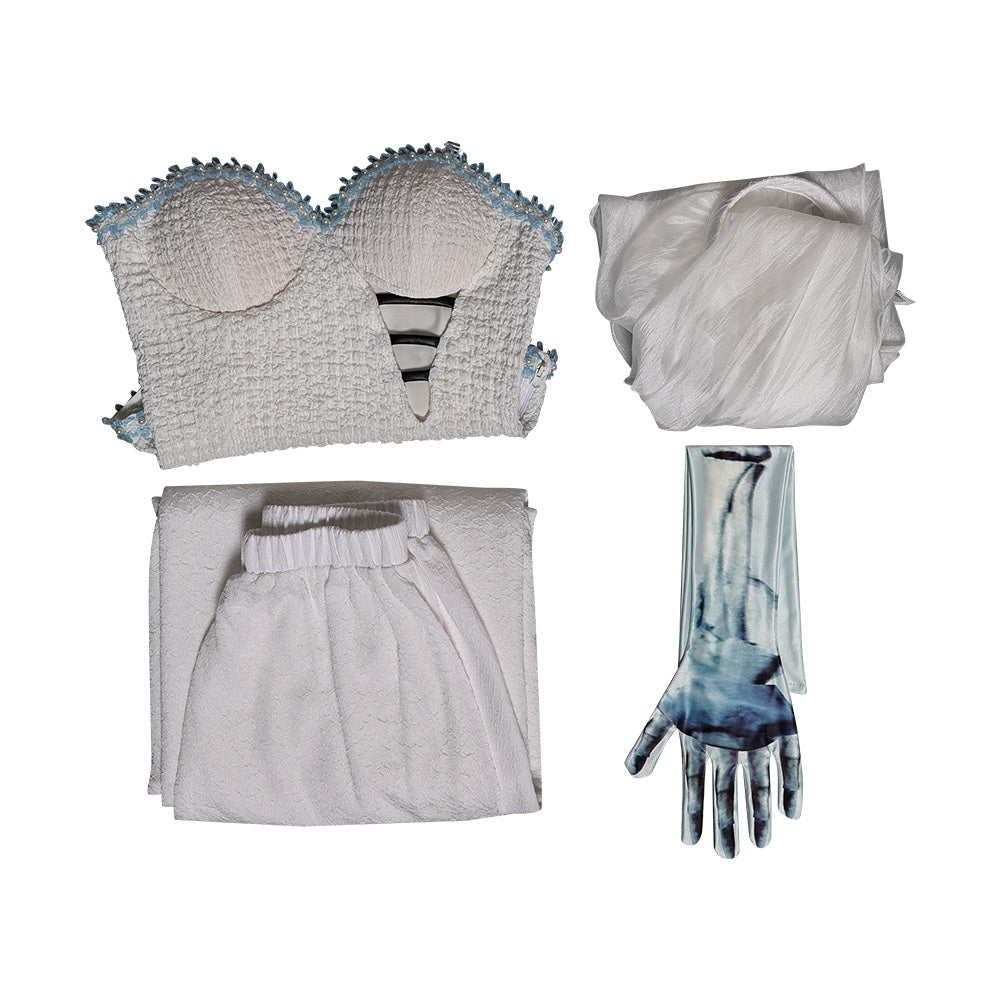 Emily Kostüm Corpse Bride – Hochzeit mit einer Leiche Emily Cosplay Outfits