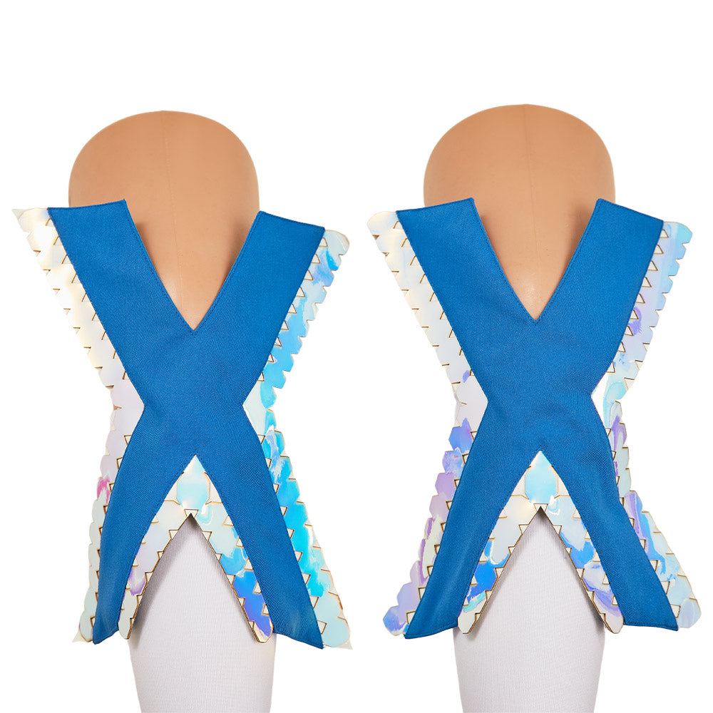 Emma Frost Jumpsuit M-Rivals Emma Cosplay Kostüm Set