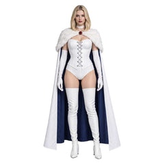 Emma Frost weiß Kostüm Set ip White Queen Cosplay Outfit