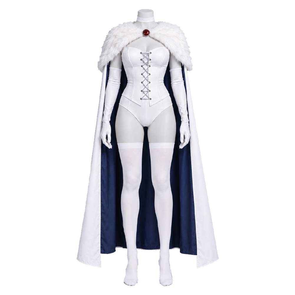 Emma Frost weiß Kostüm Set ip White Queen Cosplay Outfit