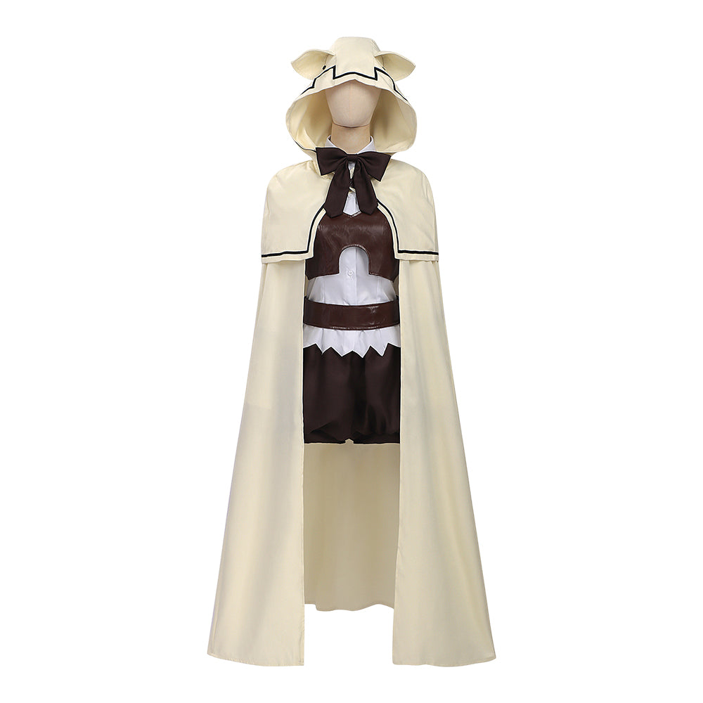 Eris Greyrat beige braun Kostüm Set Mushoku Tensei: Jobless Reincarnation Eris Greyrat Cosplay Outfit
