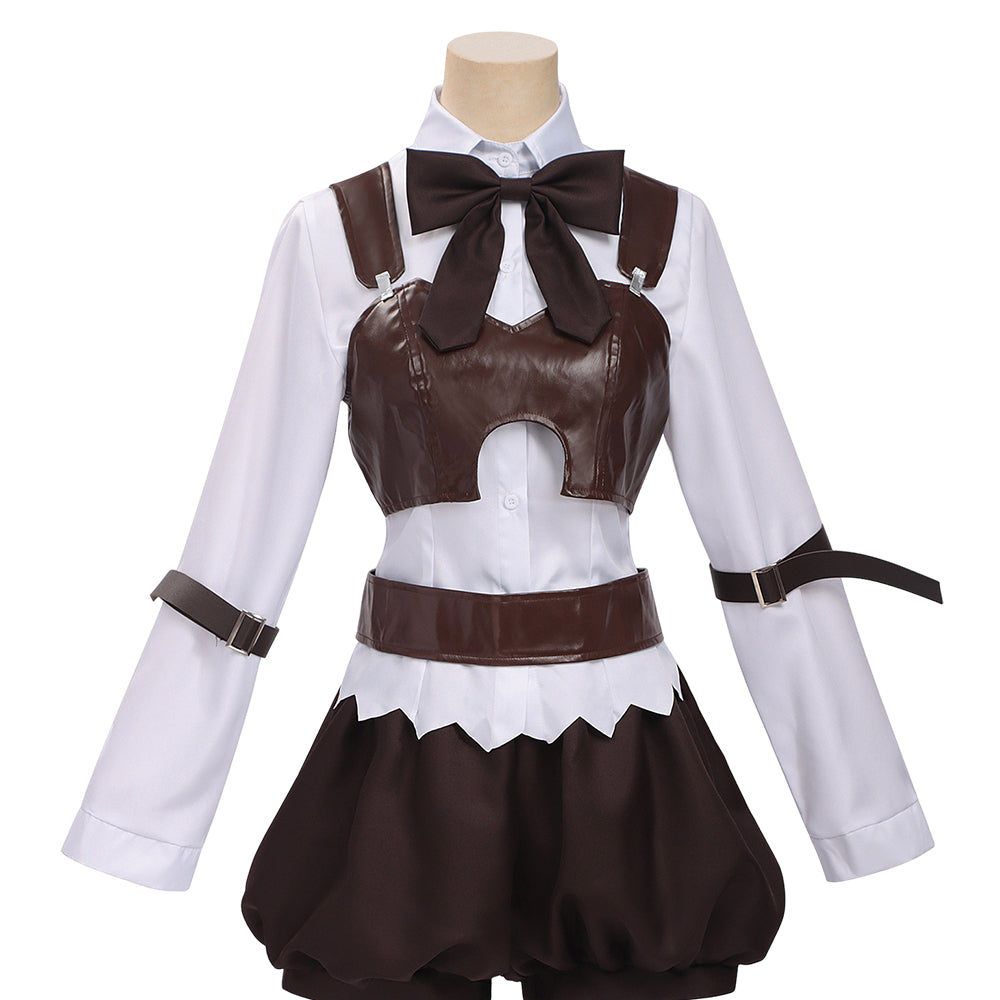 Eris Greyrat beige braun Kostüm Set Mushoku Tensei: Jobless Reincarnation Eris Greyrat Cosplay Outfit